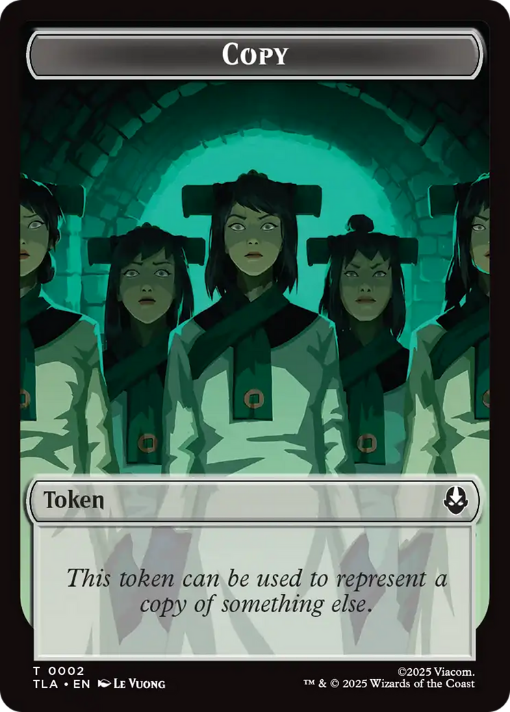Copy (0002) // Soldier (0011) Double-Sided Token [Avatar: The Last Airbender Tokens] | Good Games Cannington