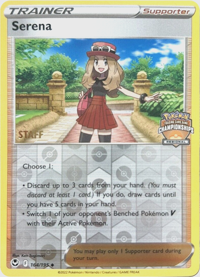 Serena (164/195) (Staff Regional Championships) [League & Championship Cards] | Good Games Cannington