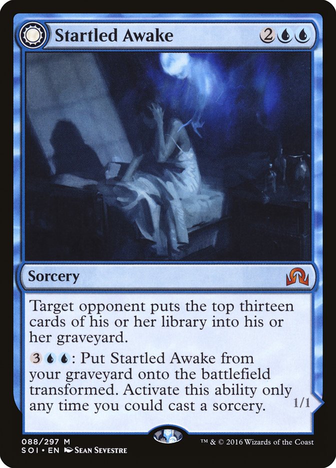 Startled Awake // Persistent Nightmare [Shadows over Innistrad] | Good Games Cannington