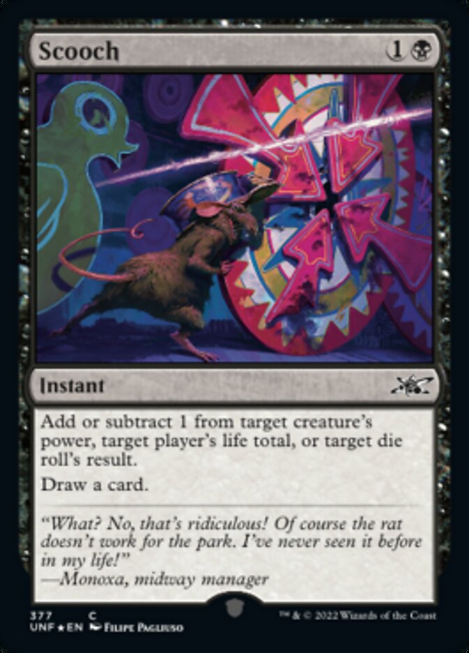 Scooch (Galaxy Foil) [Unfinity] | Good Games Cannington