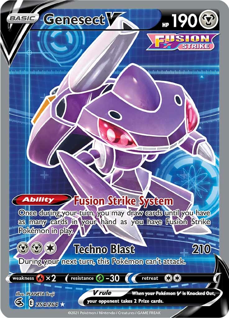 Genesect V (254/264) [Sword & Shield: Fusion Strike] | Good Games Cannington