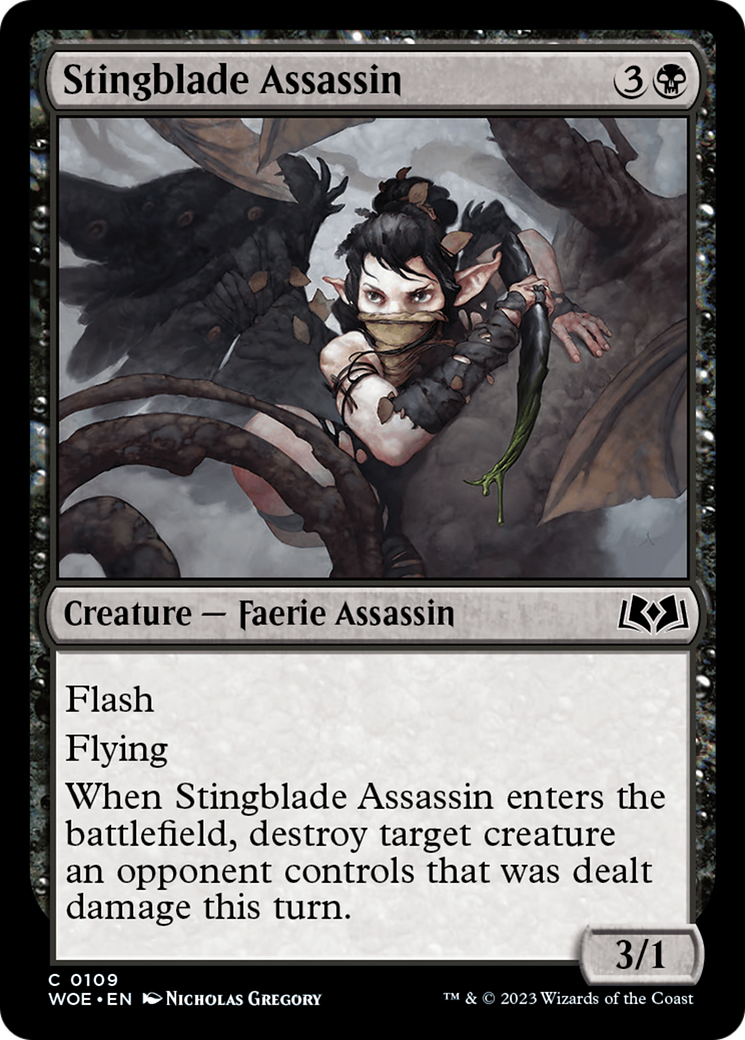 Stingblade Assassin [Wilds of Eldraine] | Good Games Cannington