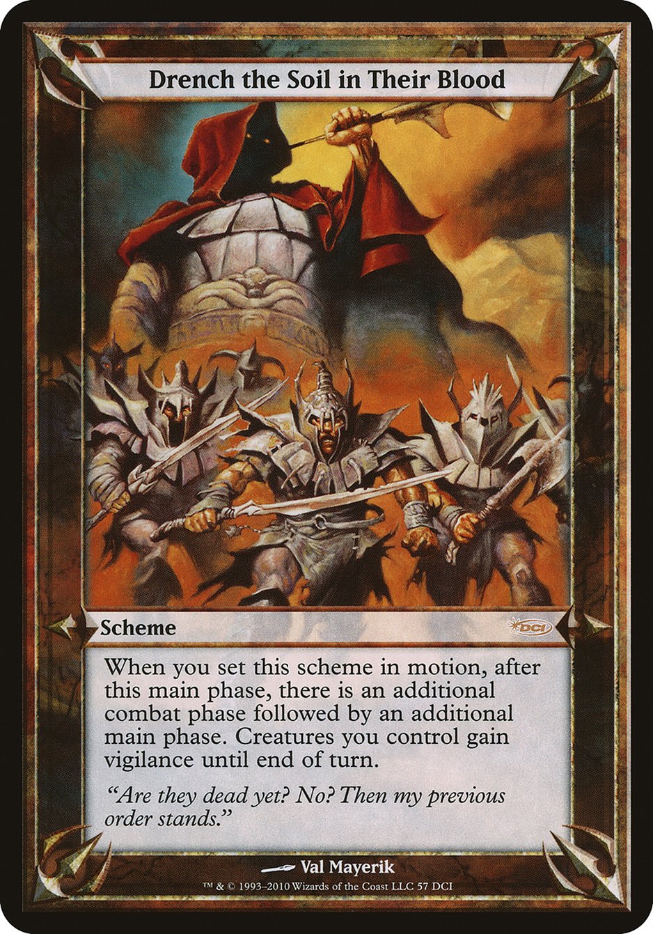 Drench the Soil in Their Blood (Schemes) [Promotional Schemes] | Good Games Cannington