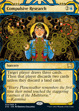 Compulsive Research (Foil Etched) [Strixhaven: School of Mages Mystical Archive] | Good Games Cannington