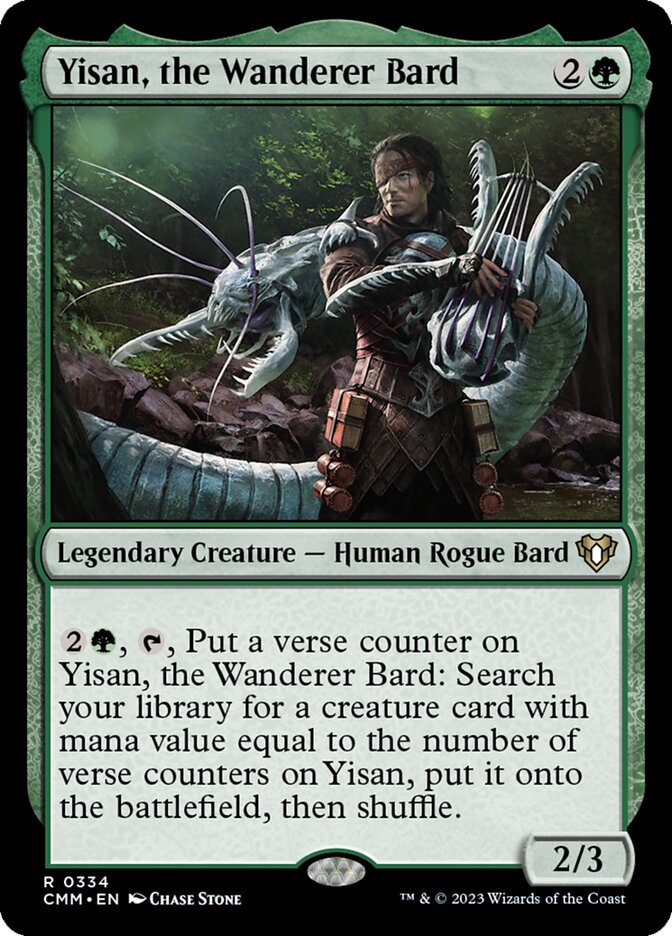 Yisan, the Wanderer Bard 334 (Commander Masters)  | Good Games Cannington