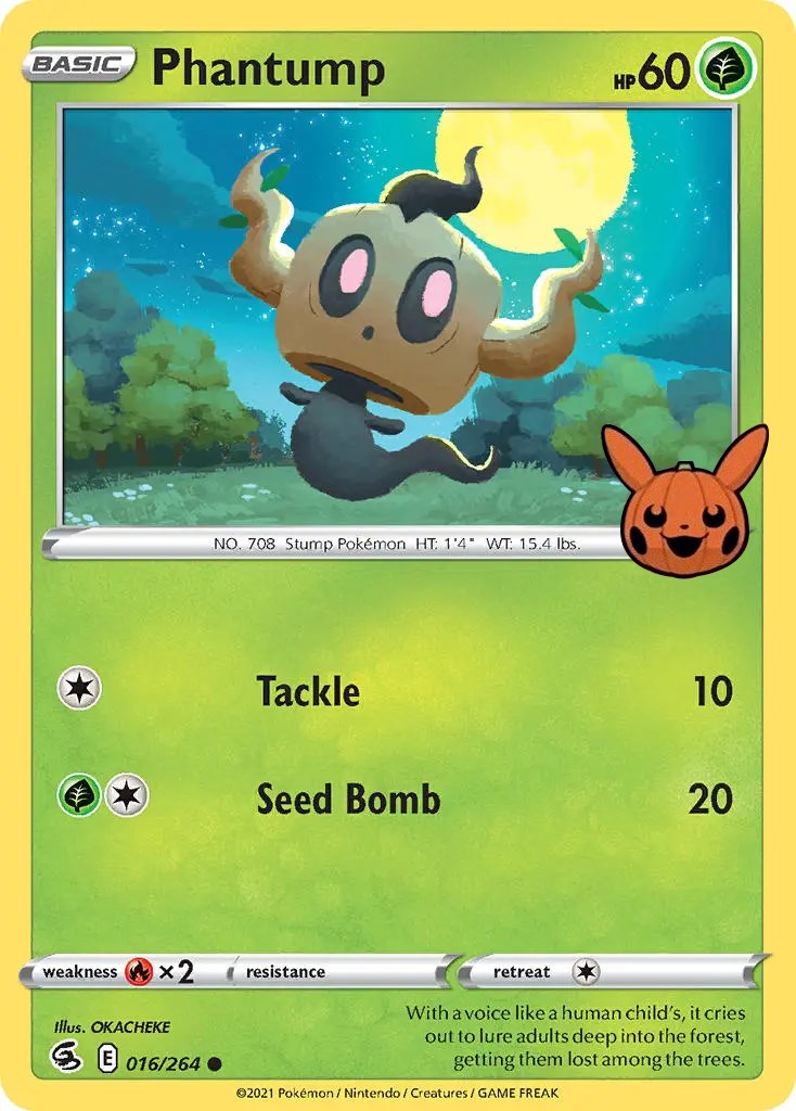 Phantump (016/264) [Trick or Trade] | Good Games Cannington