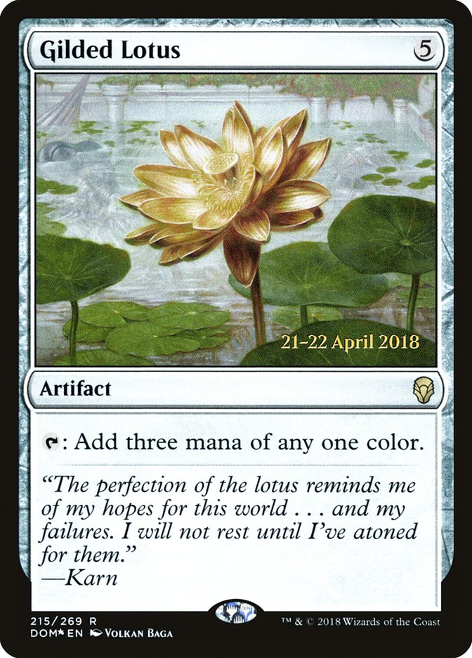 Gilded Lotus [Dominaria Prerelease Promos] | Good Games Cannington