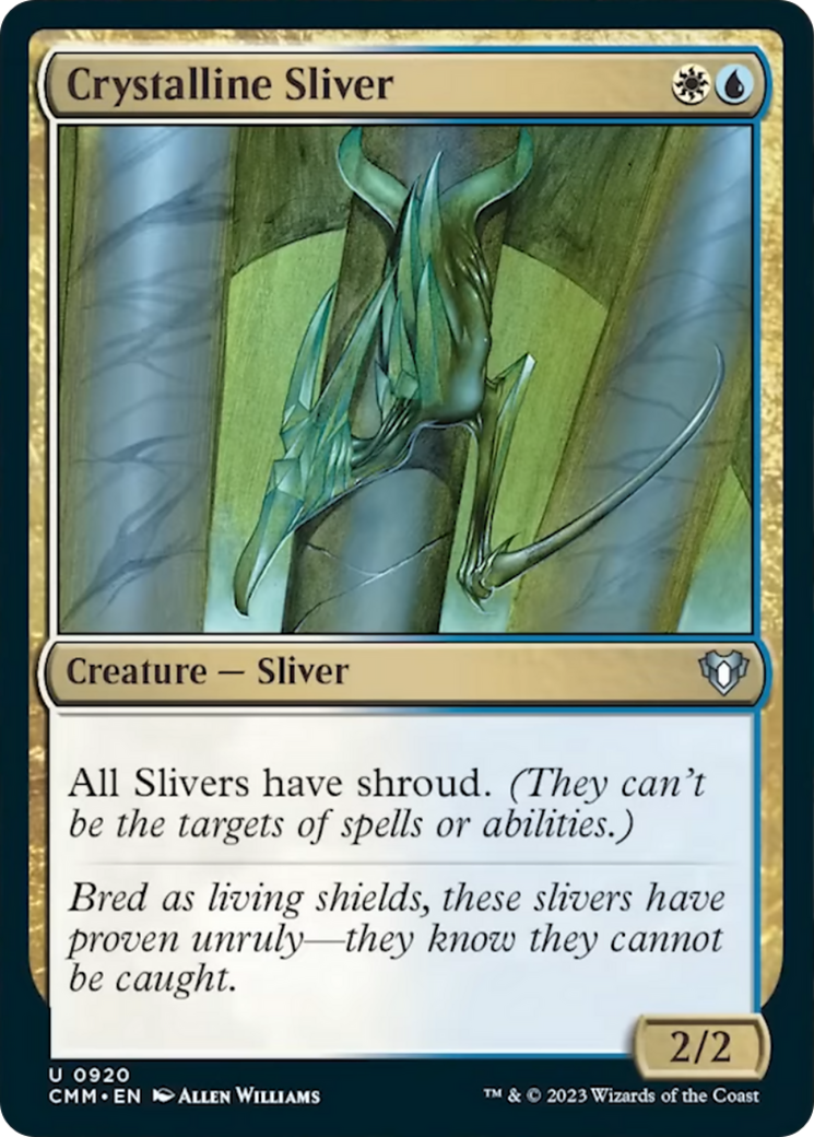 Crystalline Sliver [Commander Masters] | Good Games Cannington