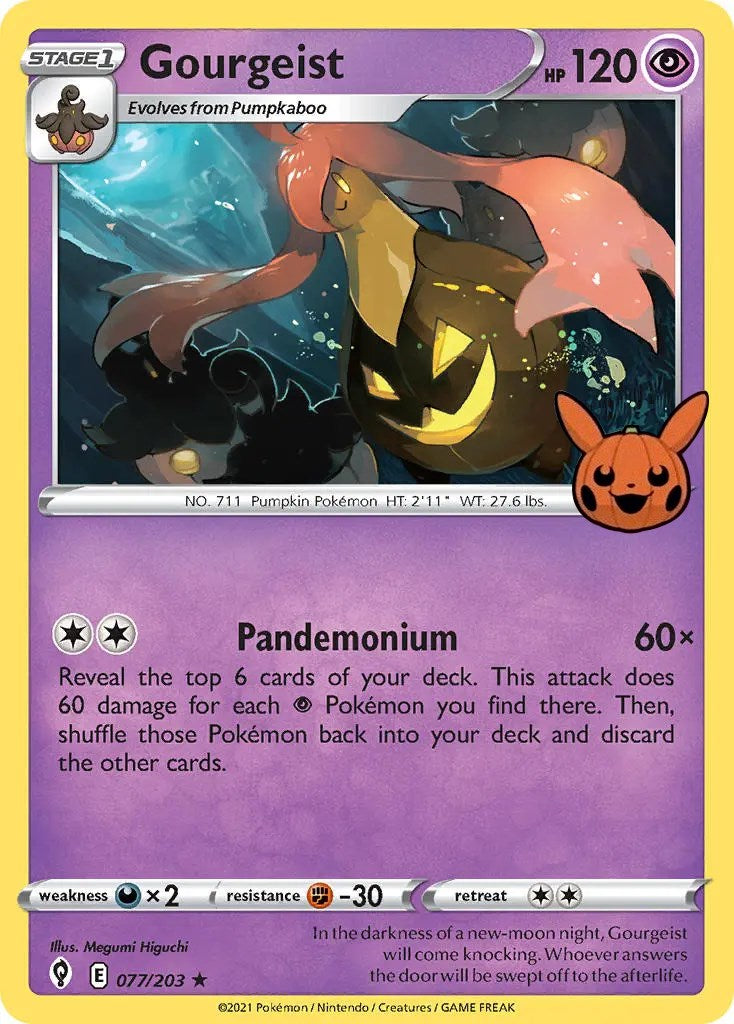 Gourgeist (077/203) [Trick or Trade] | Good Games Cannington