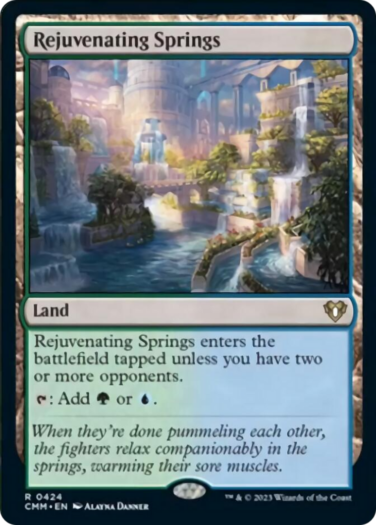 Rejuvenating Springs [Commander Masters] | Good Games Cannington