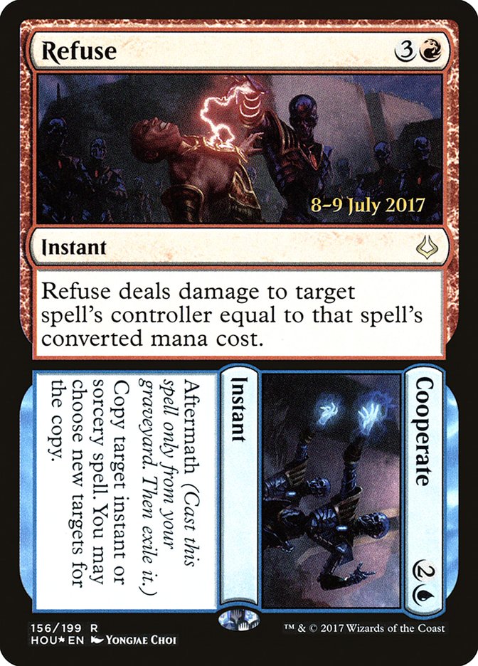 Refuse // Cooperate [Hour of Devastation Prerelease Promos] | Good Games Cannington