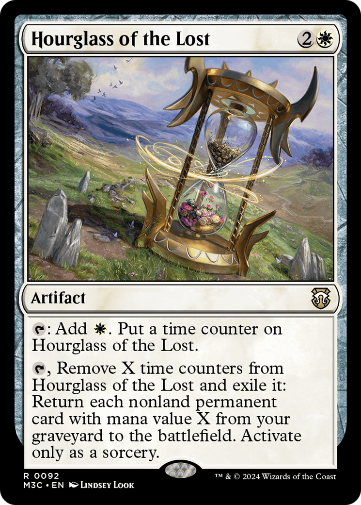 Hourglass of the Lost (Ripple Foil) [Modern Horizons 3 Commander] | Good Games Cannington