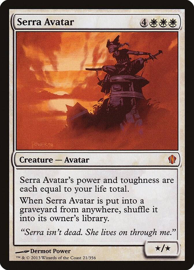 Serra Avatar 21/356 (Commander 2013)  | Good Games Cannington
