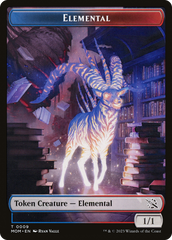 Elemental (09) // Dinosaur Double-Sided Token [March of the Machine Tokens] | Good Games Cannington