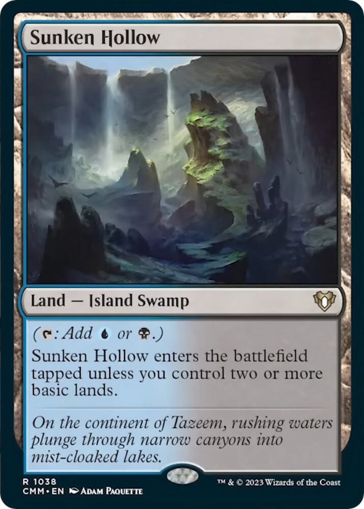 Sunken Hollow 1038/451 (Commander Masters)  | Good Games Cannington