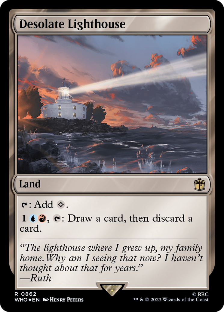 Desolate Lighthouse (Surge Foil) [Doctor Who] | Good Games Cannington