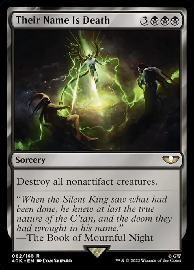 Their Name Is Death (Surge Foil) [Warhammer 40,000] | Good Games Cannington