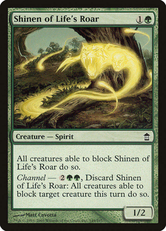 Shinen of Life's Roar [Saviors of Kamigawa] | Good Games Cannington