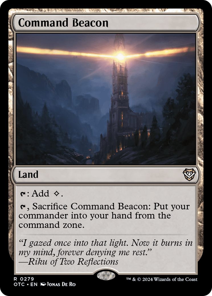 Command Beacon [Outlaws of Thunder Junction Commander] | Good Games Cannington