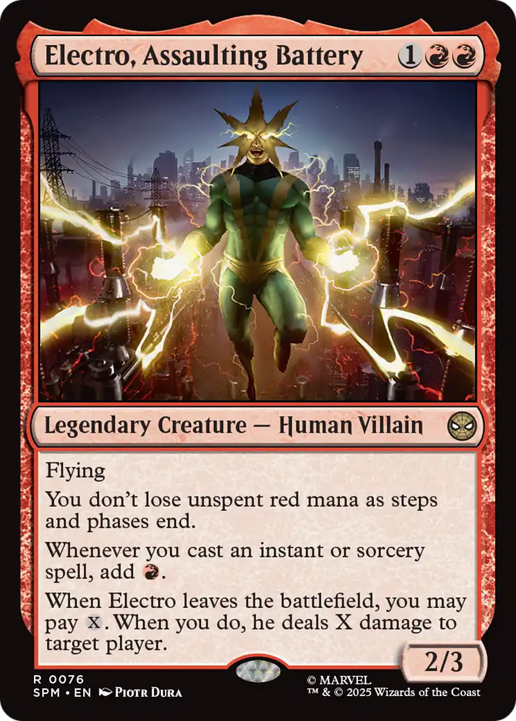 Electro, Assaulting Battery [Marvel's Spider-Man] | Good Games Cannington