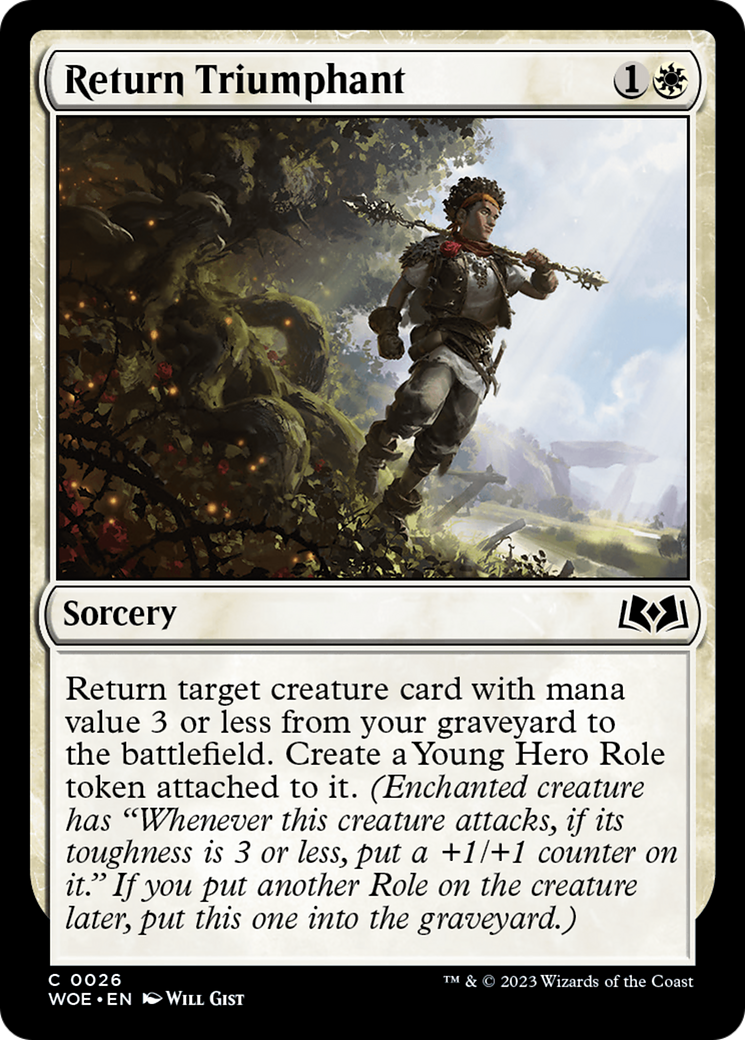 Return Triumphant [Wilds of Eldraine] | Good Games Cannington