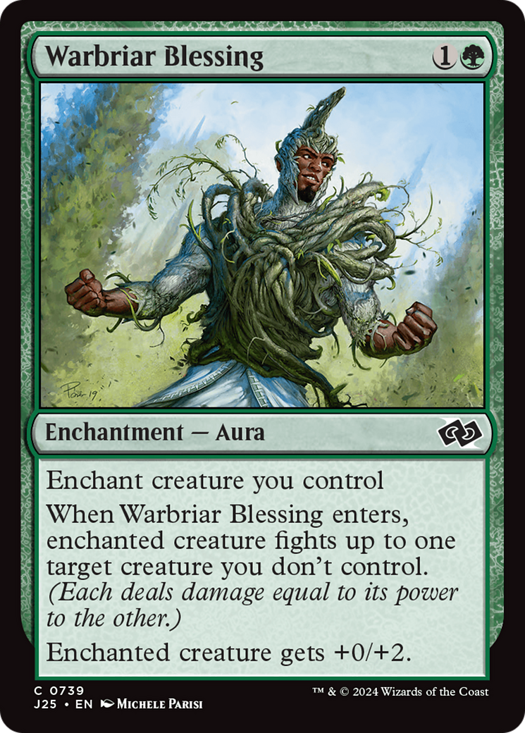Warbriar Blessing [Foundations Jumpstart] | Good Games Cannington