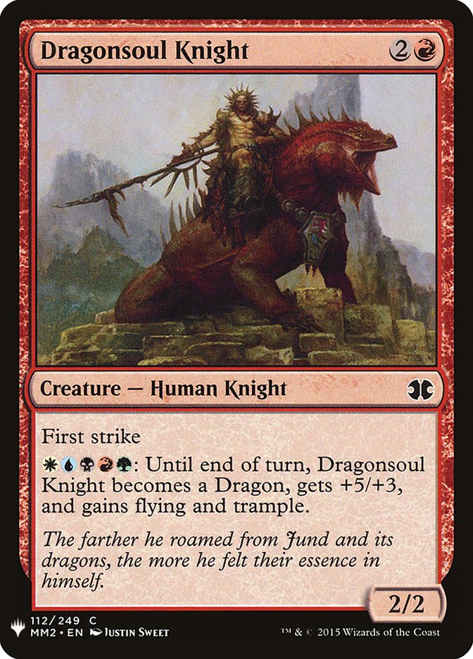 Dragonsoul Knight [Mystery Booster] | Good Games Cannington