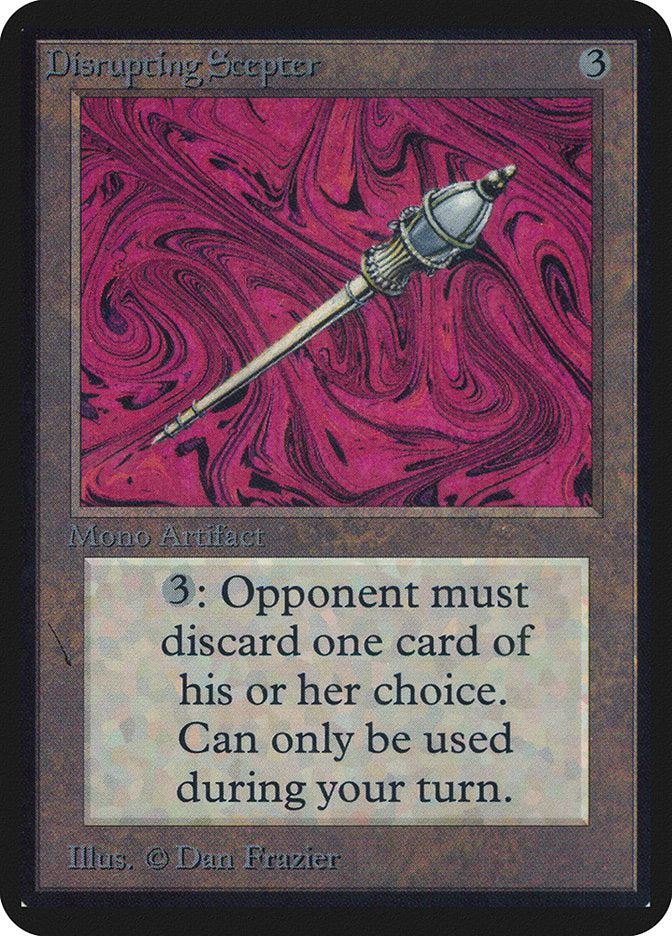 Disrupting Scepter [Alpha Edition] | Good Games Cannington