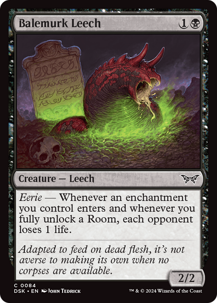 Balemurk Leech [Duskmourn: House of Horror] | Good Games Cannington