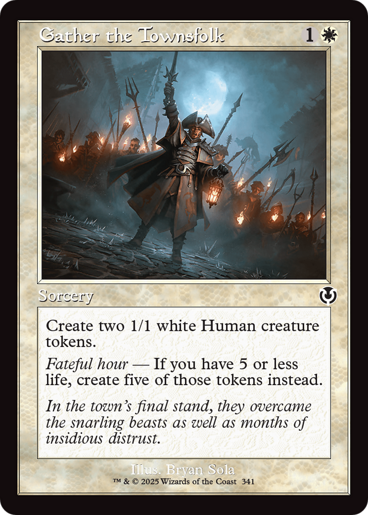 Gather the Townsfolk (Retro Frame) [Innistrad Remastered] | Good Games Cannington