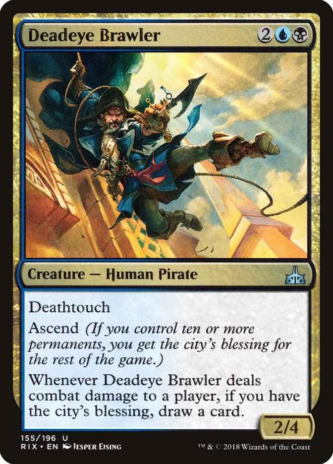 Deadeye Brawler 155 (Rivals of Ixalan)  | Good Games Cannington