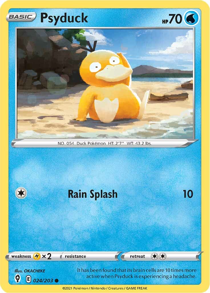 Psyduck (024/203) [Sword & Shield: Evolving Skies] | Good Games Cannington