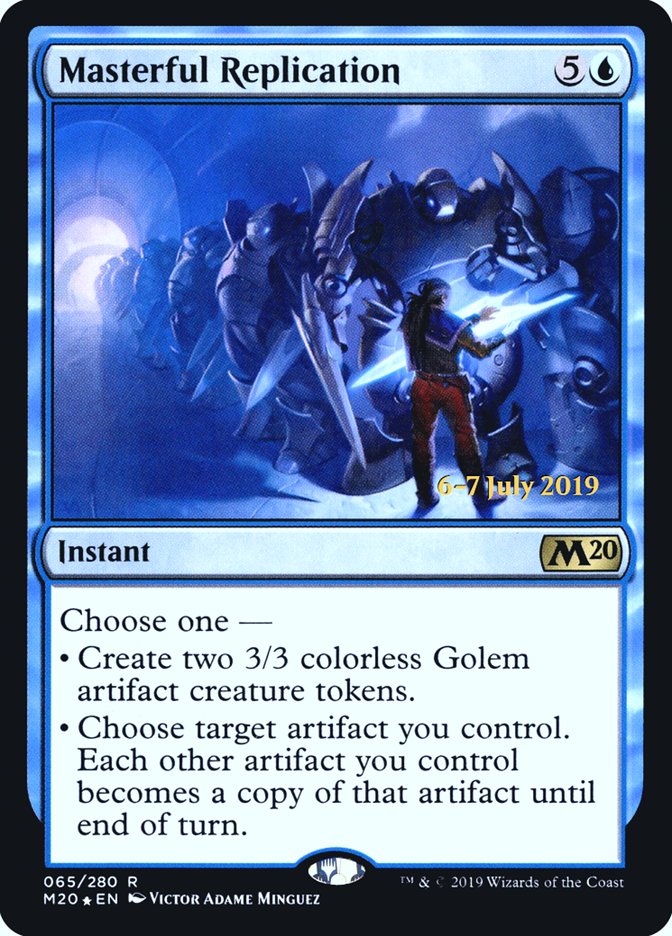 Masterful Replication [Core Set 2020 Prerelease Promos] | Good Games Cannington