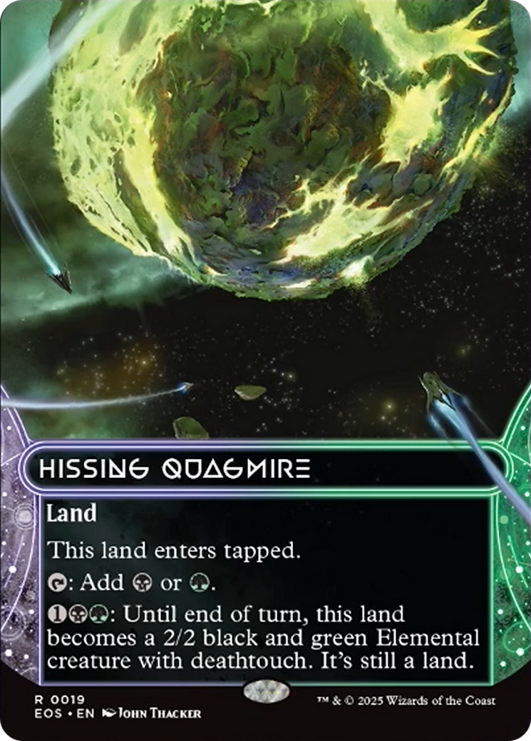 Hissing Quagmire (0019) (Borderless) [Edge of Eternities: Stellar Sights] | Good Games Cannington