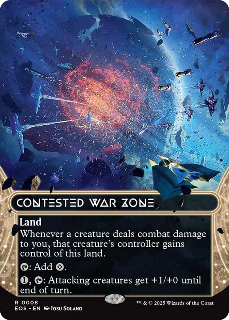 Contested War Zone (0008) (Borderless) [Edge of Eternities: Stellar Sights] | Good Games Cannington