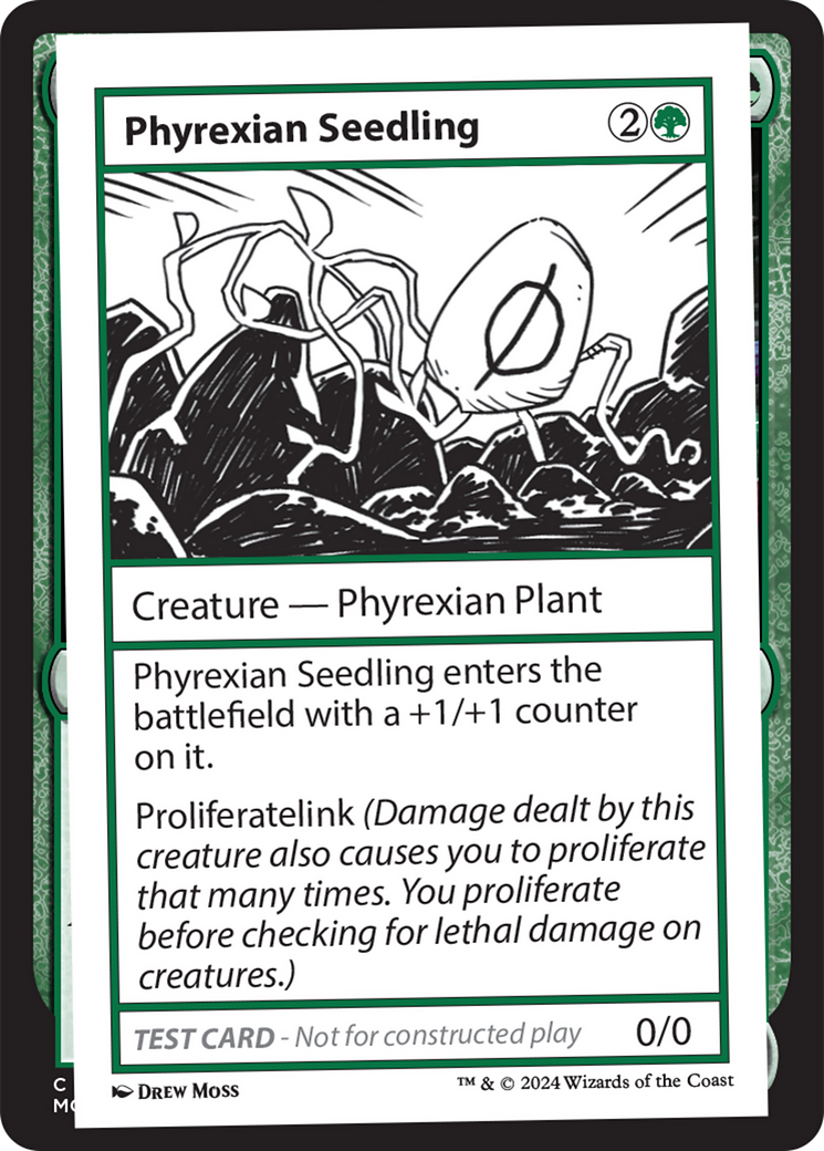 Phyrexian Seedling [Mystery Booster 2 Playtest Cards] | Good Games Cannington
