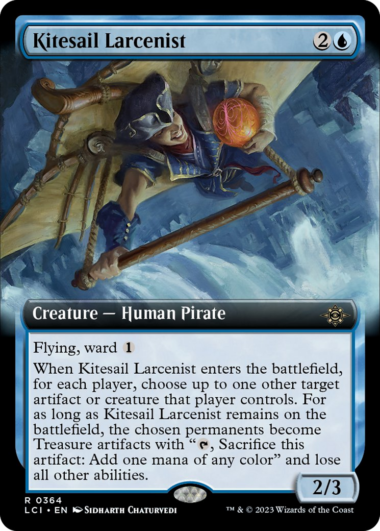 Kitesail Larcenist (Extended Art) [The Lost Caverns of Ixalan] | Good Games Cannington