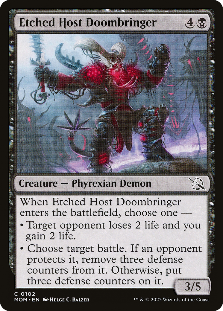 Etched Host Doombringer [March of the Machine] | Good Games Cannington
