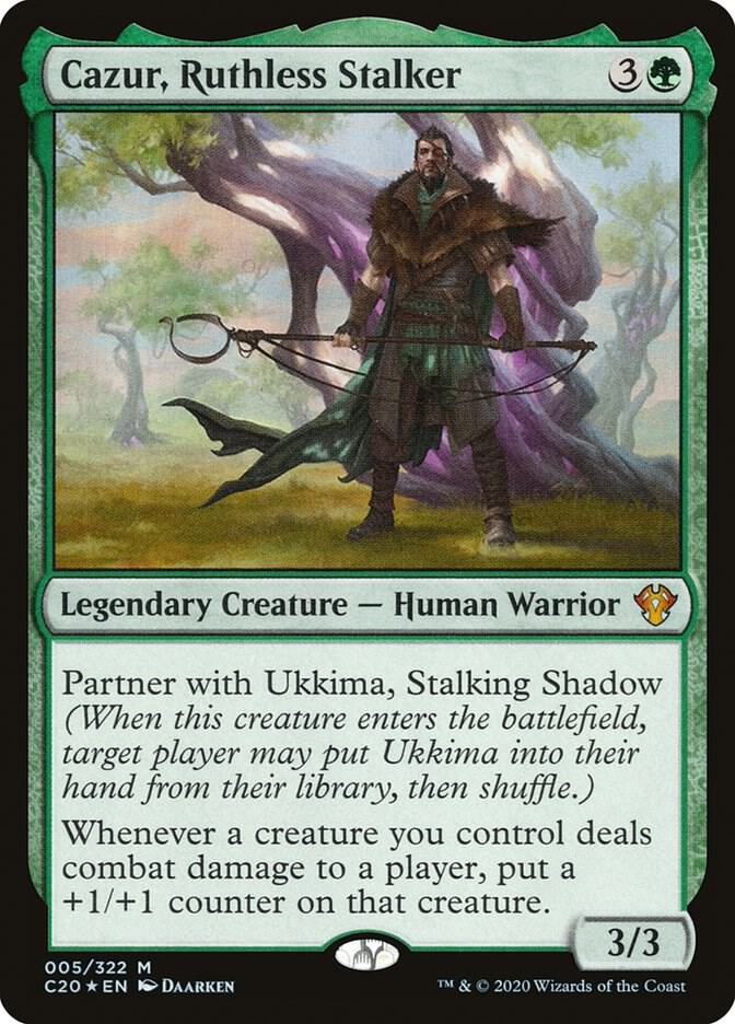 Cazur, Ruthless Stalker 5/322 (Commander 2020)  - Foil | Good Games Cannington