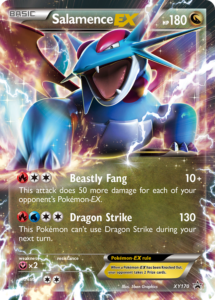 Salamence EX (XY170) [XY: Black Star Promos] | Good Games Cannington
