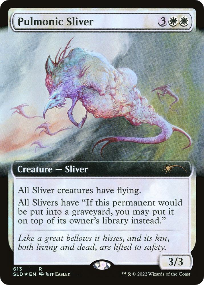 Pulmonic Sliver 613 (Secret Lair Drop Series)  - Extended Art Foil | Good Games Cannington