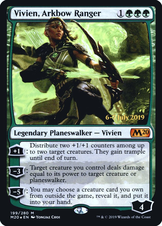 Vivien, Arkbow Ranger [Core Set 2020 Prerelease Promos] | Good Games Cannington
