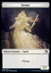 Spirit // Devil Double-Sided Token [Innistrad: Midnight Hunt Tokens] | Good Games Cannington