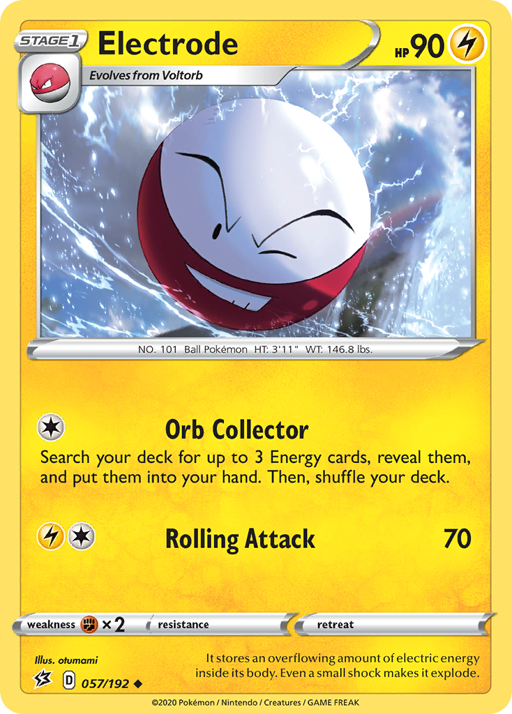 Electrode (057/192) [Sword & Shield: Rebel Clash] | Good Games Cannington