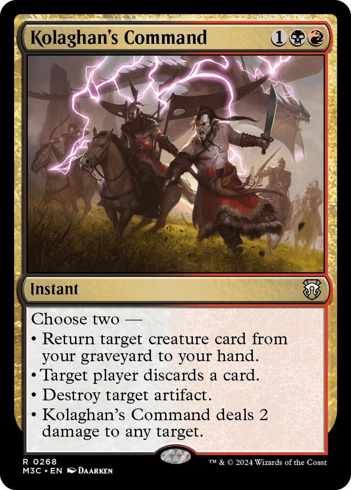 Kolaghan's Command 268/411 (Commander: Modern Horizons 3)  - Ripple Foil | Good Games Cannington