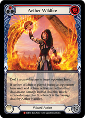 Aether Wildfire [EVR123] (Everfest)  1st Edition Extended Art Rainbow Foil | Good Games Cannington