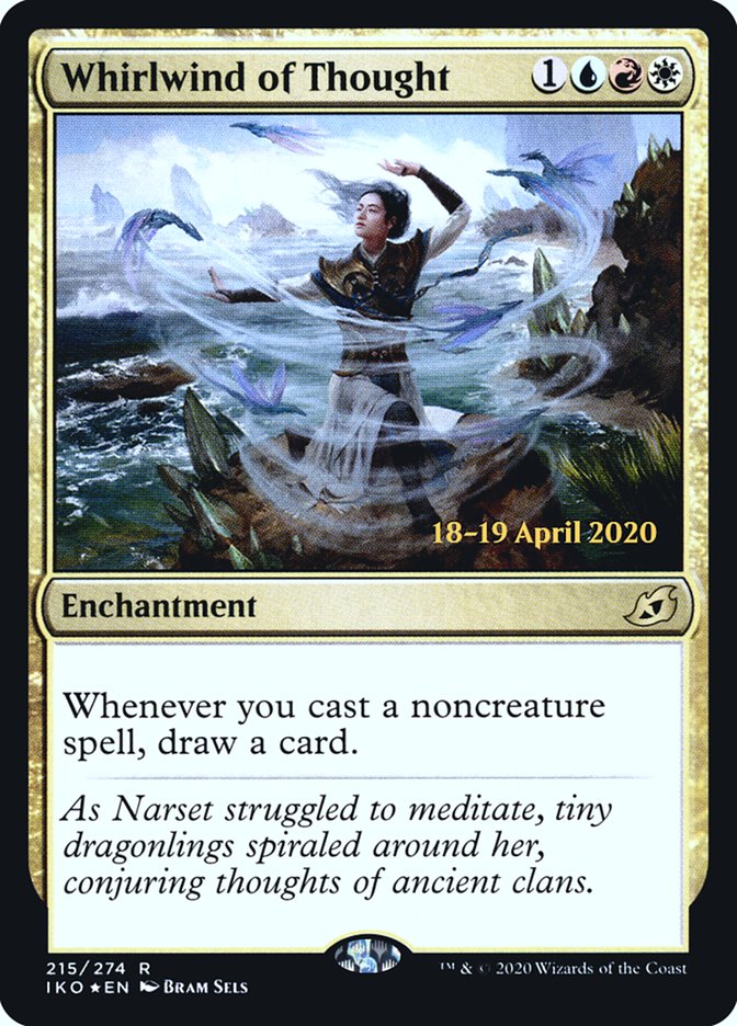 Whirlwind of Thought [Ikoria: Lair of Behemoths Prerelease Promos] | Good Games Cannington