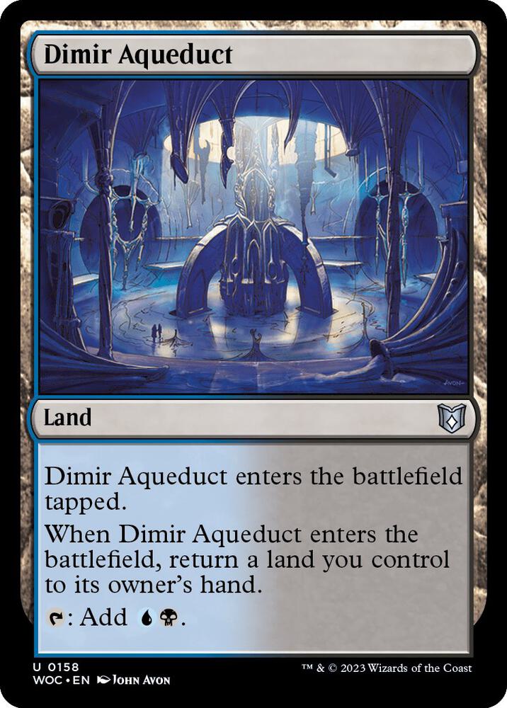 Dimir Aqueduct 158 (Commander: Wilds of Eldraine)  | Good Games Cannington