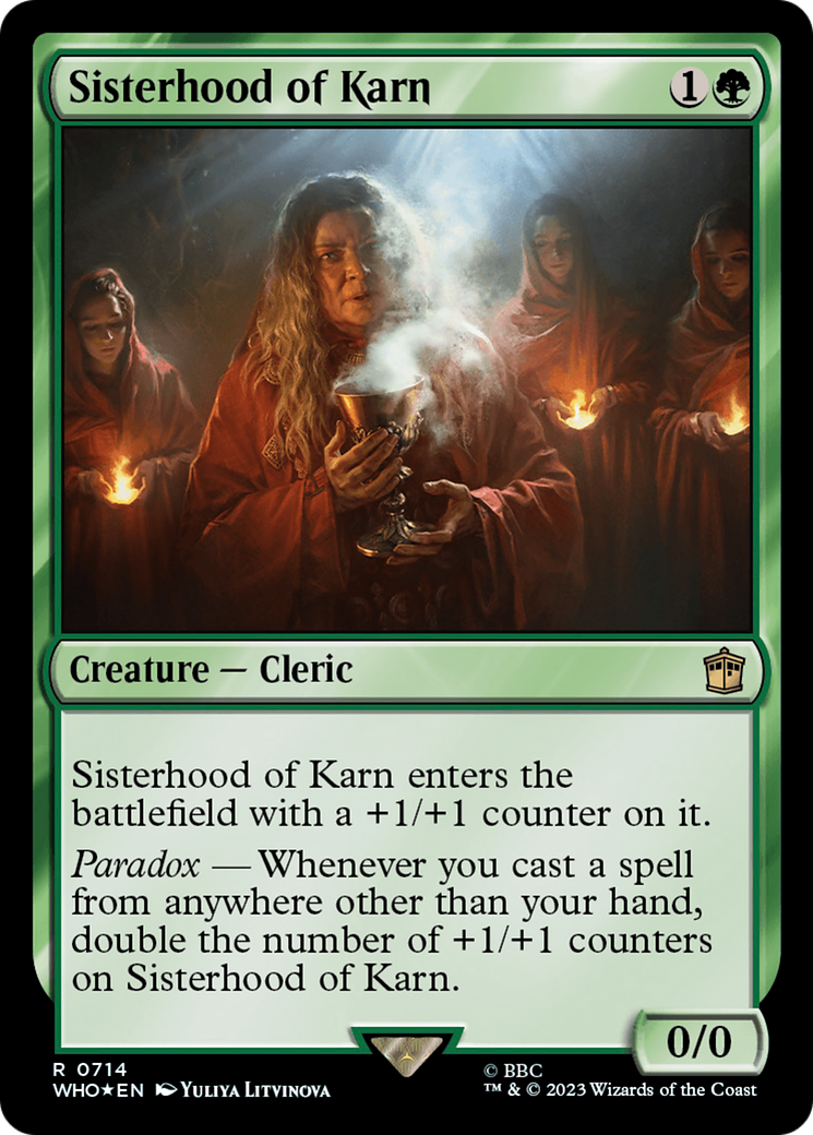 Sisterhood of Karn (Surge Foil) [Doctor Who] | Good Games Cannington