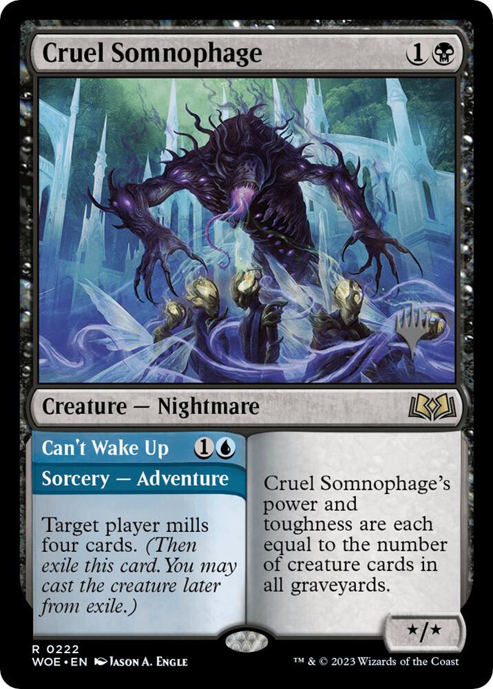 Cruel Somnophage 222 (Promo Pack: Wilds of Eldraine)  | Good Games Cannington